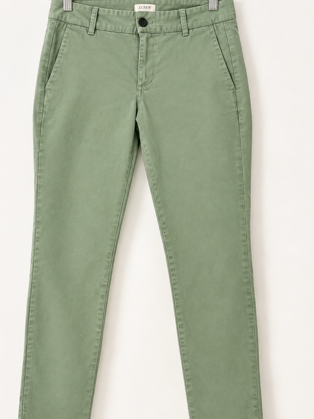 J.Crew Sage Green Slim Straight Chino Pants | Women’s